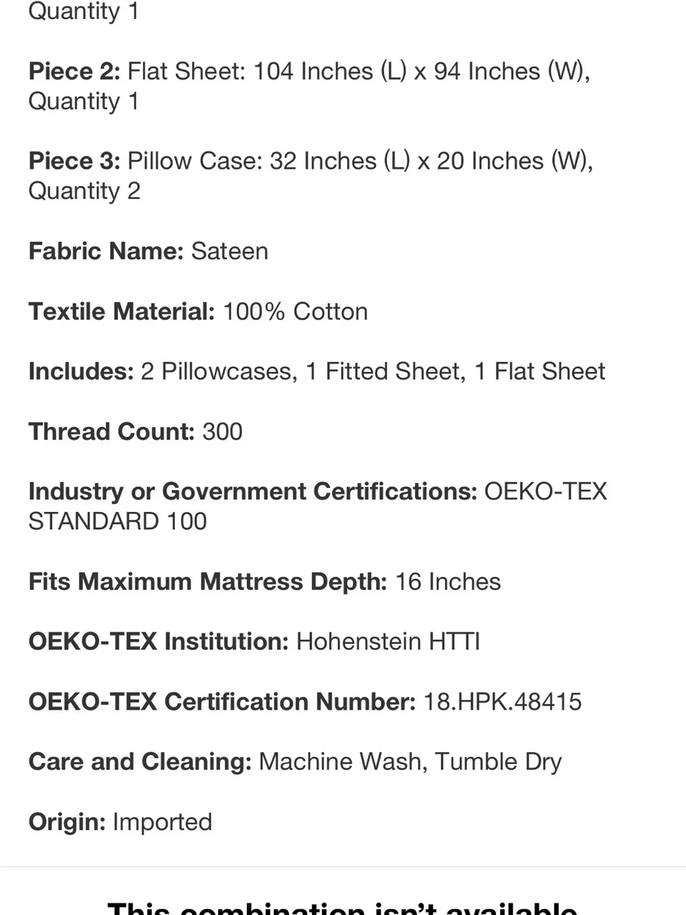 Studio McGee Queen 300Thread Count Sheet Set , Merrow Edge Plaid